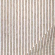 Gewebe, Polyester, Streifen, 30301-540, Braun