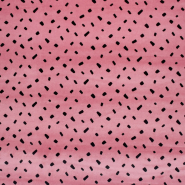 Plüsch Baumwolle, Punkte, 30333-008, Rosa