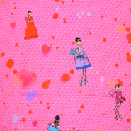 Seide, Satin, Druck, 30408