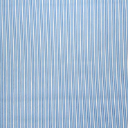 Baumwolle, Popeline, Elastan, Streifen, 30417-110, hellblau