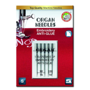 Nähmaschinennadeln Organ, zum Sticken 90-100, anti-glue, 5117000