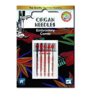 Nähmaschinennadeln Organ, zum Sticken, combibox, 5118000