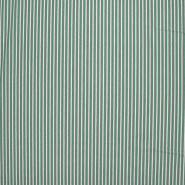 Gewebe, Baumwolle, Polyester, Streifen, 30395-10, Grün-Sahne