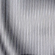 Gewebe, Baumwolle, Polyester, Streifen, 30395-16, Grau-Schwarz
