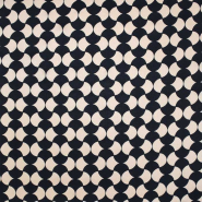 Gewebe, Viskose, Satin, Geometrisch, 30425-18