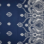 Gewebe, Viskose, Satin, Ornament, 30427-1