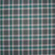 Anzugstoff, Karo, 30464-398, grau-grün