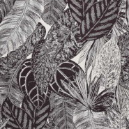 Baumwolle, Popeline, Floral, 30439-3, Braun