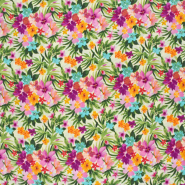 Gewebe, Viskose, Floral, 30473-07