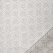 Deko-Jacquard, beidseiting , ornamental, 30482-11, braunbeige
