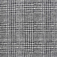 Anzugstoff, 30467-100, Schwarz-Weiß