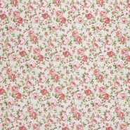 Deko, Druck, Floral, 27849-191, rot