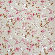 Deko, Druck, imprägniert, floral, 29432-130