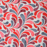 Deko, Druck, abstraktni, 30516-4, rot