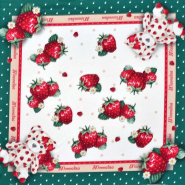 Satin, Polyester, Obst, 30473-502
