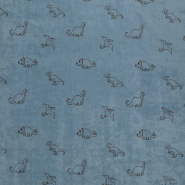 Jersey, Frottee, Für Kinder, 30569-006, blau