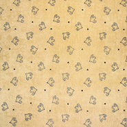 Jersey, Frottee, Für Kinder, 30569-253, ocker