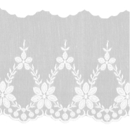 Spitze, bestickt, Abschluss, 95 mm, 30602-001