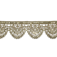 Spitze, bestickt, ornament, 50 mm, 30605-100, Golden