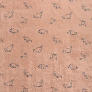 Jersey, Frottee, für Kinder, 30569-113, Braun