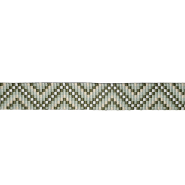 Band, Gurtband, Jacquard, 38 mm, 30612-015, grün
