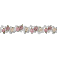 Band, dekorativ, floral, 25 mm, 30613-002