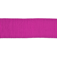 Band, dekorativ, plisse, 65 mm, 30615-007, rosa
