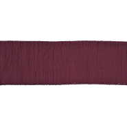 Band, dekorativ, plissiert, 65 mm, 30615-060, Bordeaux
