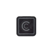 Applikation, Schriftzug, 30622-002, schwarz