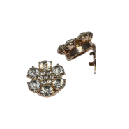 Dekorative Knopfklammer, 25 mm, 30626-100, golden