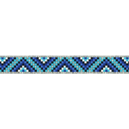 Band, Kristalle, 21 mm, 30629-016, blau