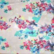 Seide, Satin, Floral, 30641