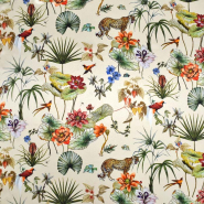 Seide, Satin, floral, 30642-0, beige