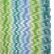 Wirkware dünner, transparent, 30651-3, grün-blau