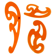 Kurvenlineale, 3-teiliges Set, 30655