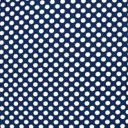 Jersey, Baumwolle, Punkte, 30508-1602, blau