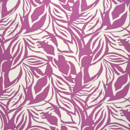 Gewebe, Viskose, Digital, Natur, 30671-241, rosa