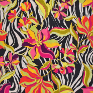 Gewebe, Viskose, Georgette, Floral, 30672-022