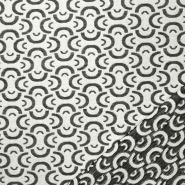 Deko-Jacquard, beidseiting, Breeze, 30695-601, Schwarz-Weiß