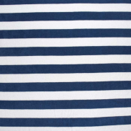 Jersey, Frottee, Streifen, 30741-960, blau