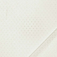 Netzstoff, elastisch, Punkte, 30808-42, Sahne
