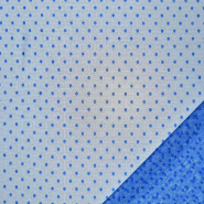 Netzstoff, elastisch, Punkte, 30808-43, Blau