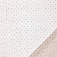 Netzstoff, elastisch, Punkte, 30808-45, Braunbeige