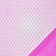 Netzstoff, elastisch, Punkte, 30808-46, Rosa