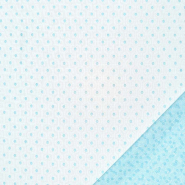 Netzstoff, elastisch, Punkte, 30808-47, Hellblau
