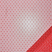 Netzstoff, elastisch, Punkte, 30808-48, Rot