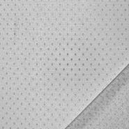 Netzstoff, elastisch, Punkte, 30808-51, Hellgrau