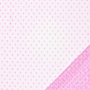 Netzstoff, elastisch, Punkte, 30808-55, Rosa