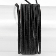 Elastikband, rund, 2,5 mm, 30792-002, schwarz