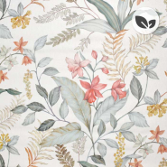 Deko, Druck, Bio, Digital, Floral, 30812-000, Grün-Rot